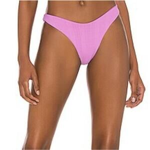 L*Space Cabana Bitsy Bikini Bottom in Rosebud Pink Size Medium NWOT